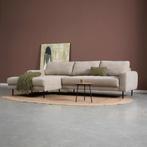 *WOONWINKEL* PEPP Interiors Oreo Beige Bank Hoge Poot Chaisl, Verzenden, Nieuw