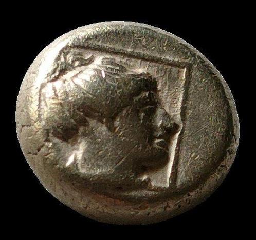 Lesbos, Mytilene Hekte 377-326 B.C., Postzegels en Munten, Munten | Europa | Niet-Euromunten