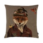 gobelin kussen jager vos 45x45cm, Huis en Inrichting, Verzenden, Nieuw