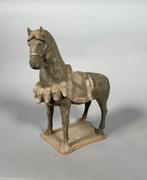Oud Chinees, Tang-dynastie Terracotta cheval Mingqi - 32 cm