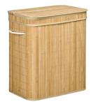 Dubbele Bamboe Wasmand met Deksel – 90 Liter, Verzenden, Nieuw