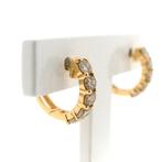 Gouden oorstekers met diamant | 1,00 ct. (dames sieraad), Gebruikt, Overige kleuren, Ophalen of Verzenden, Met edelsteen