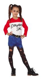 Halloween Kostuum Meisje Harley Quinn Suicide Squad, Nieuw, Verzenden