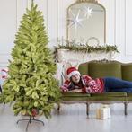 Kunstkerstboom - 240 cm - spar groen - stalen poot, Diversen, Kerst, Nieuw, Ophalen of Verzenden