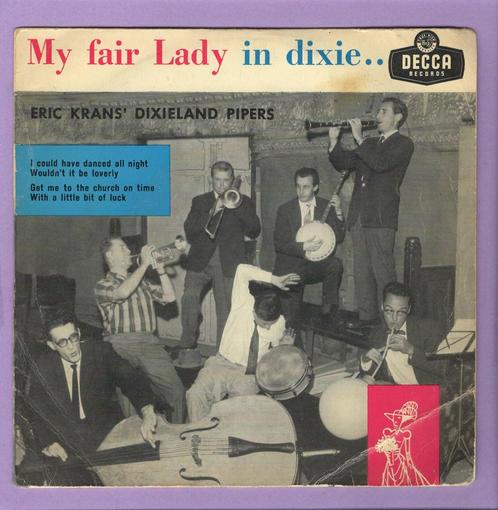 Eric Krans Dixieland Pipers – My Fair Lady In Dixie EP..., Cd's en Dvd's, Vinyl Singles, Verzenden