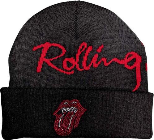 Kleding - The Rolling Stones - Embellished Classic Tongue..., Verzamelen, Muziek, Artiesten en Beroemdheden, Zo goed als nieuw