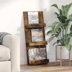 vidaXL Tijdschrift Rek Gerookt eiken 43 x 11 x 102 cm, Verzenden, Nieuw