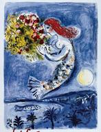 Marc Chagall (1887-1985) - Nice, Baie des Anges, Antiek en Kunst