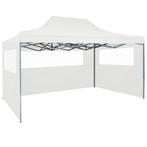 Partytent met 3 zijwanden inklapbaar 3x4,5 m wit, Tuin en Terras, Partytenten, Verzenden, Nieuw, Partytent