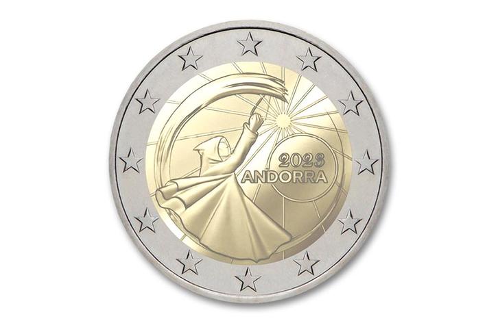 2 euro Zonnewende 2023 - Andorra, Postzegels en Munten, Munten | Europa | Euromunten, Verzenden