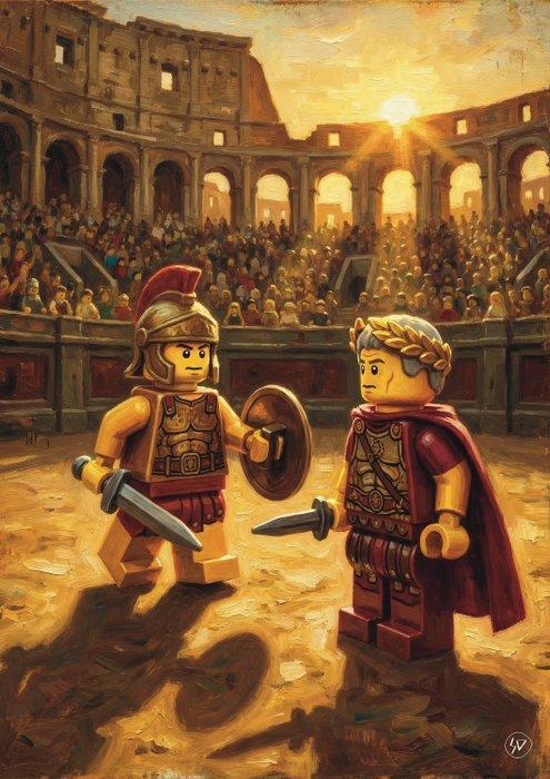 SDIMART - GLADIATOR VS EMPEROR - The Colosseum LEGO Style, Kinderen en Baby's, Speelgoed | Duplo en Lego