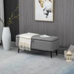 TRUUSK Gestoffeerde Zitbank met Opbergruimte - Linnenlook -, Verzenden, Nieuw