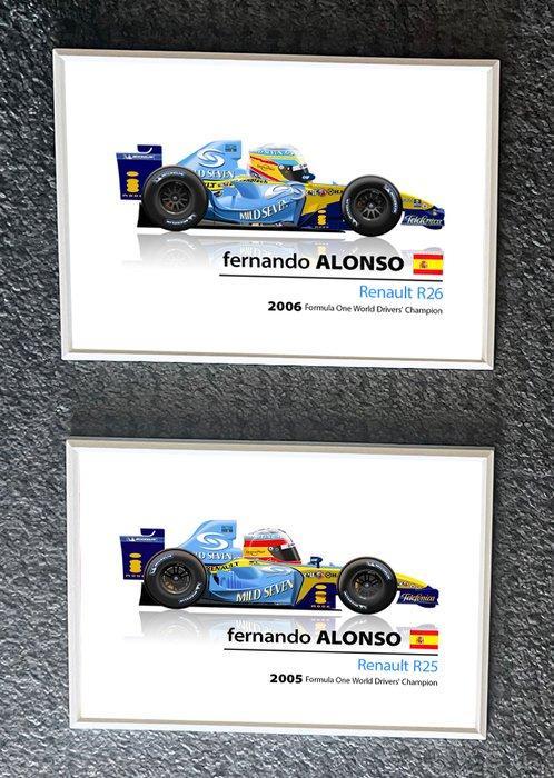 Fernando Alonso - Quadro, Verzamelen, Automerken, Motoren en Formule 1