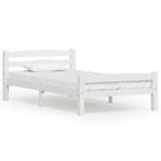 Grenenhouten Bed 100x200 | Tweedekansje | Modern Design, Huis en Inrichting, Eenpersoons, Wit, Nieuw, Ophalen of Verzenden