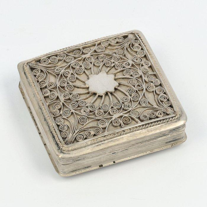 Dirk de Gilde Koppenol (1849) - NO RESERVE - Pepermuntdoos -, Antiek en Kunst, Antiek | Goud en Zilver