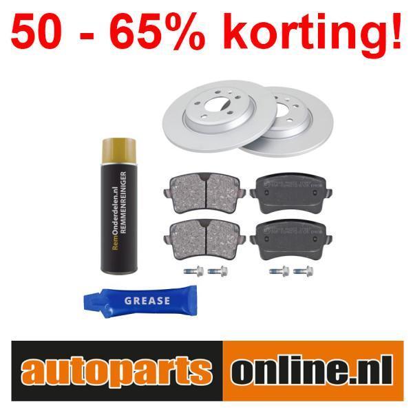 Remschijven + Remblokken Audi A5 achterzijde, Auto-onderdelen, Besturing, Nieuw, Audi, Verzenden