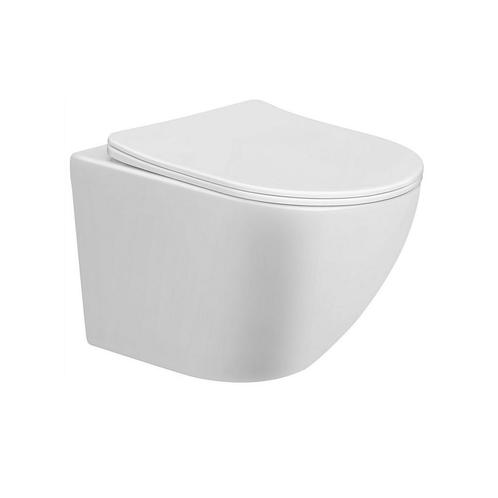 Wandcloset BWS Randloos Wit Compact 48cm | Bano met Soft, Doe-het-zelf en Verbouw, Sanitair, Overige typen, Nieuw, Ophalen of Verzenden