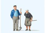 Preiser 45071 Bauer. Bauerin 1:22,5 (Figuren, Scenery), Hobby en Vrije tijd, Modelbouw | Figuren en Diorama's, Ophalen of Verzenden