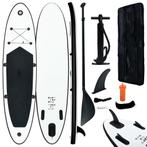 Stand-up paddleboard opblaasbaar zwart en wit, Nieuw