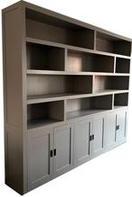 Vakkenkast platinagrijs ongelijke vakken 300 x 240cm, Huis en Inrichting, Kasten | Buffetkasten, Ophalen of Verzenden, Nieuw