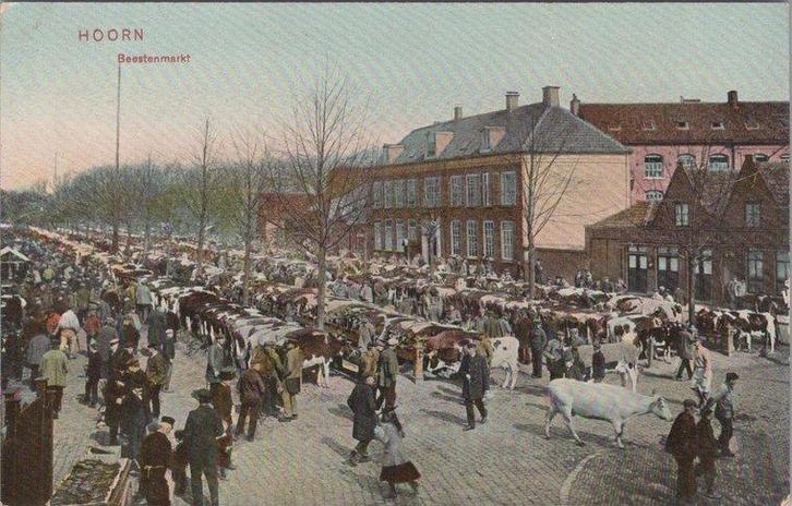 HOORN - Beestenmarkt, Verzamelen, Ansichtkaarten | Nederland, Verzenden