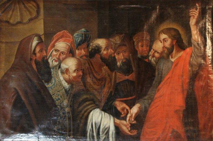 Peter Paul Rubens (1577-1640), Navolger van - Il tributo, Antiek en Kunst, Kunst | Schilderijen | Klassiek