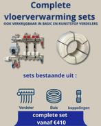 Complete vloerverwarming sets - te bestellen tot 120m2, Doe-het-zelf en Verbouw, Verwarming en Radiatoren, Verzenden, Nieuw