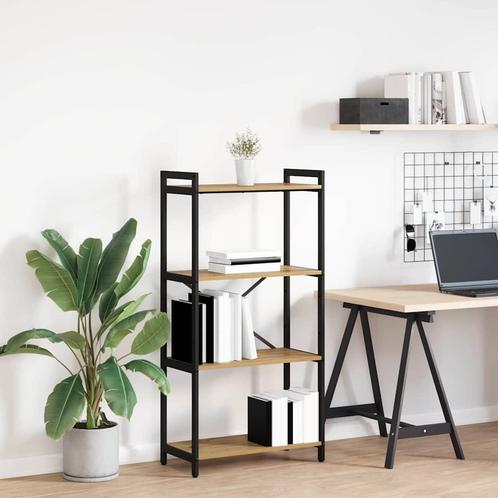 vidaXL Boekenkast artisanaal eikenkleurig 60 x 30 x 118 cm, Huis en Inrichting, Kasten | Boekenkasten, Nieuw, Minder dan 50 cm
