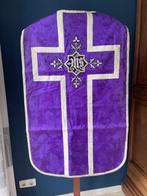 Chasuble - Kazuifel - Zijde, Stof, Borduurwerk, lint. -