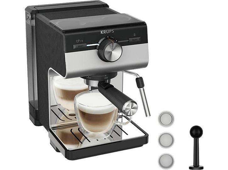 Krups -   Authentic+ C90 Pistonmachine Zilver, Witgoed en Apparatuur, Koffiezetapparaten, Gemalen koffie, Nieuw, Combi, Verzenden