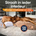 2dekans | Happysnoots Donut Hondenmand 100cm - Bruin, Dieren en Toebehoren, Ophalen of Verzenden, Zo goed als nieuw