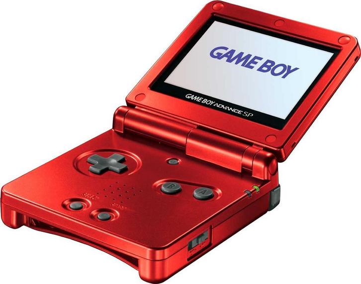Nintendo Game Boy Advance SP Rood (Nette Staat & Krasvrij..., Spelcomputers en Games, Spelcomputers | Nintendo Game Boy, Zo goed als nieuw