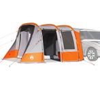 vidaXL Autotent waterdicht grijs en oranje, Caravans en Kamperen, Verzenden, Nieuw, Tot en met 2