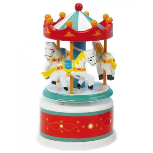 Carrousel met paarden, Verzamelen, Overige Verzamelen, Nieuw, Verzenden