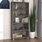 vidaXL buffetkast HAMAR massief grenenhout lichtgrijs, Huis en Inrichting, Kasten | Buffetkasten, Verzenden, Nieuw, 50 tot 100 cm
