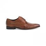 GENTS | Heren Veterschoen croco bruin Maat 41, Kleding | Heren, Schoenen, Nieuw, Bruin, GENTS, Veterschoenen