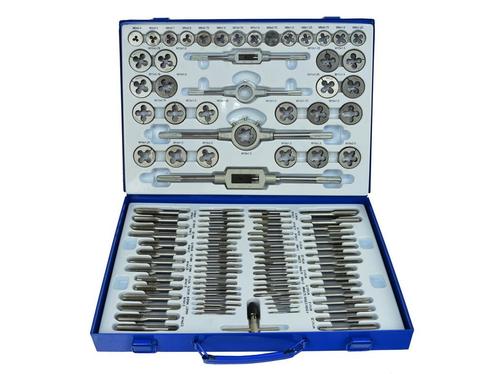 Tap En Snijset - Metrisch - 110 Delig - Tappenset - GEKO, Auto diversen, Autogereedschap, Nieuw, Ophalen of Verzenden