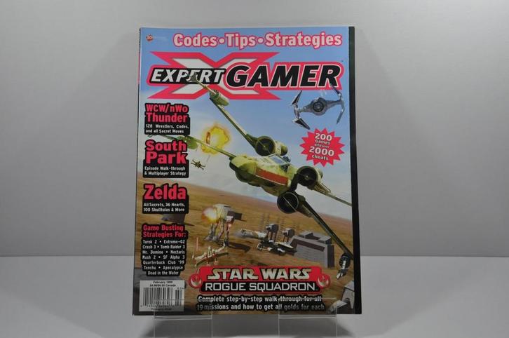 Expert Gamer Star Wars Rogue Squadron February 1999 Issue56, Boeken, Tijdschriften en Kranten, Overige typen, Zo goed als nieuw