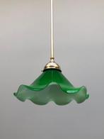 Plafondlamp - Glas, Messing, Antiek en Kunst