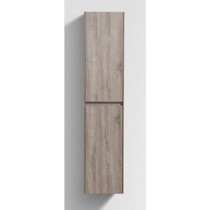 Kolomkast Sanimar Murcia Omkeerbaar Rustiek Eiken Licht 160, Huis en Inrichting, Badkamer | Badkamermeubels, 25 tot 50 cm, Overige typen