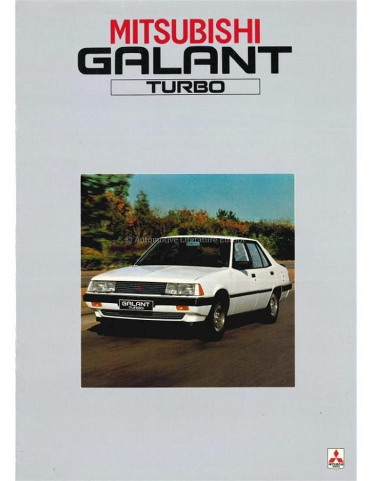 1982 MITSUBISHI GALANT TURBO BROCHURE NEDERLANDS, Boeken, Auto's | Folders en Tijdschriften, Mitsubishi
