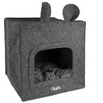 Lets sleep pet cave chunk antraciet, Dieren en Toebehoren, Kattenmanden, Verzenden, Nieuw, Polyester