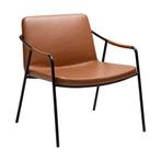 *WOONWINKEL* Dan-Form Boto Design Fauteuil Bruin Kunstleer, Verzenden, Nieuw