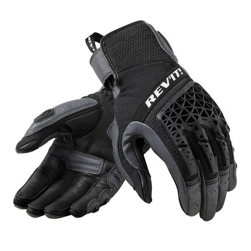 REVIT! Sand 4 Handschoenen Grijs Zwart, Motoren, Kleding | Motorkleding, Heren, Nieuw met kaartje, Handschoenen, Verzenden