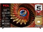 Tcl - MINI-LED 90-99 Ultra HD 4K TV - 98 inch, Audio, Tv en Foto, Televisies, Overige merken, Verzenden, Nieuw, 100 cm of meer