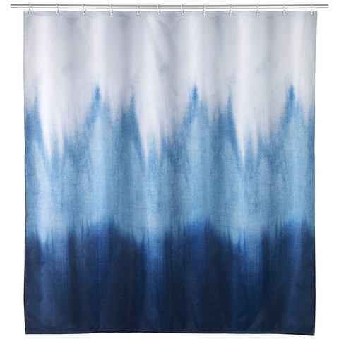 WENKO Douchegordijn Alara Hoogte 200 cm, batik-look, Huis en Inrichting, Badkamer | Badtextiel en Accessoires, Nieuw, Verzenden