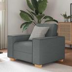 vidaXL Sofa Stoel Donkergrijs 60 cm Stof, Huis en Inrichting, Banken | Bankstellen, Verzenden, Nieuw, Stof