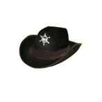 Verkleed cowboy hoed sheriff zwart volwassenen - Cowboyhoe.., Ophalen of Verzenden, Nieuw