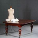 Antieke tafel / Robuuste Engelse  pull out table ca. 1860 in