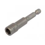 Dop bit adapter 1/4 sleutelwijdte 8 mm. lengte  65 mm. -, Ophalen of Verzenden, Nieuw